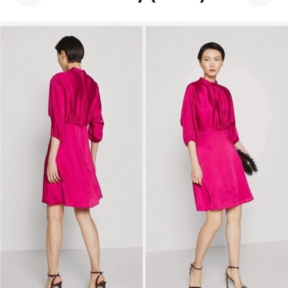 Rebecca Minkoff NWT WHITNEY DRESS Kjole - fuschia Sz 12 Office Resort Work Party - Picture 9 of 16